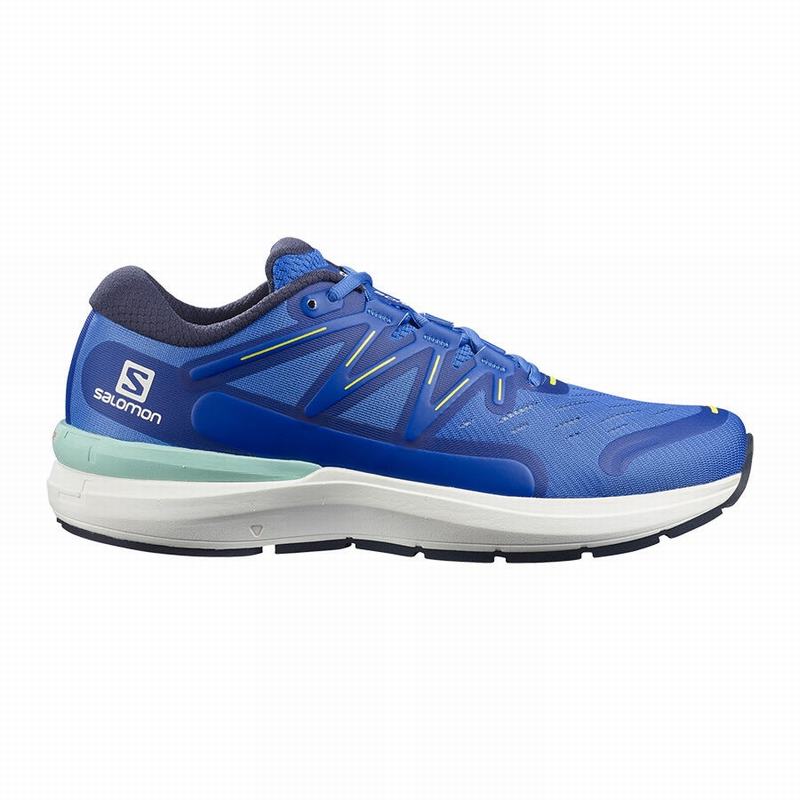 Salomon Israel SONIC 4 CONFIDENCE - Mens Road Running Shoes - Blue/White (FXRO-32948)